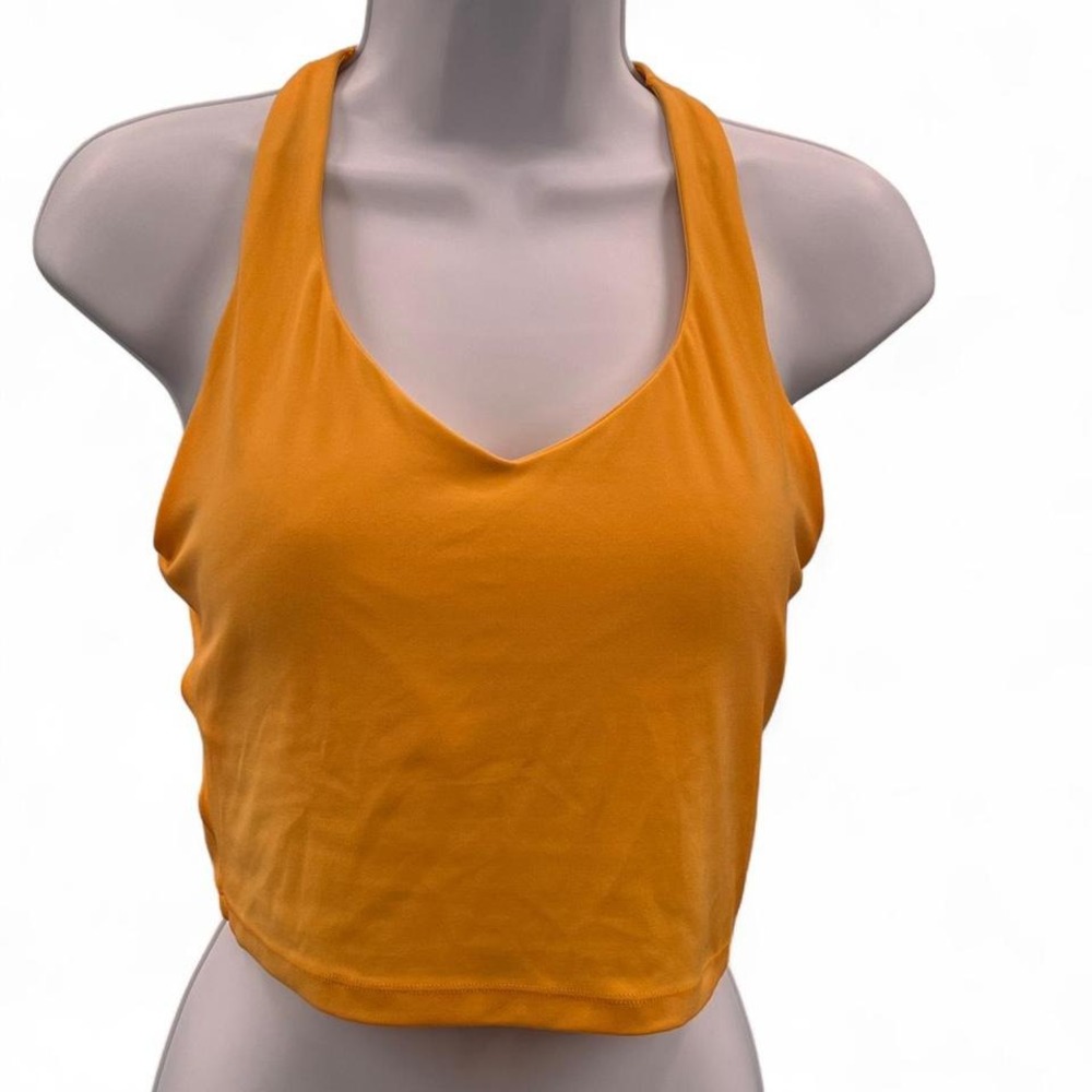 OFFLINE by Aerie Orange Racerback Cropped Active Tank Women's M
